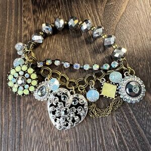 Betsey Johnson Multicolor Charm Bracelet